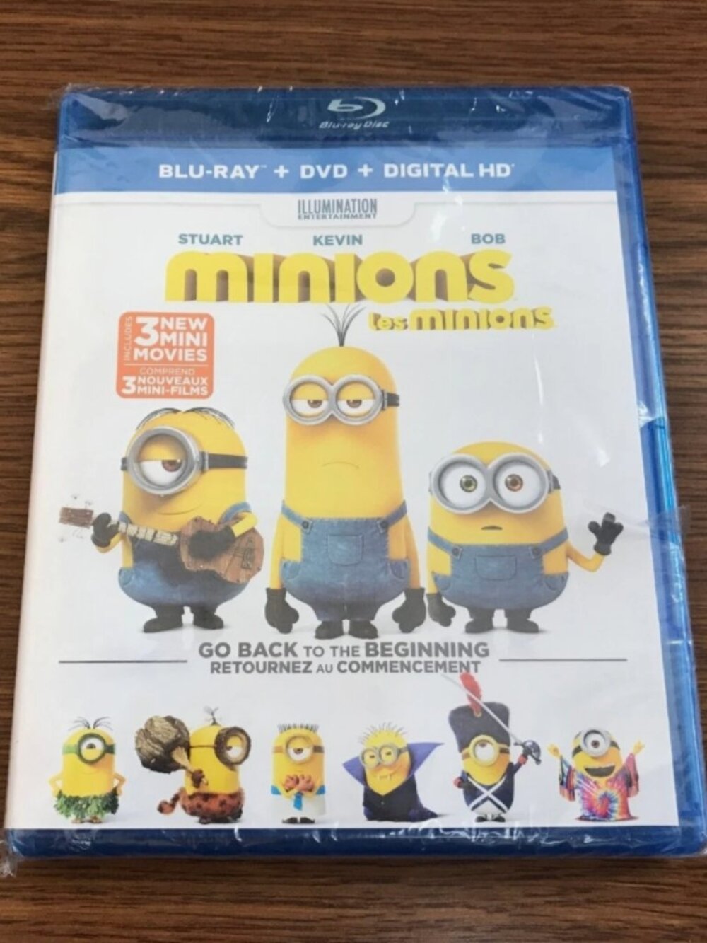 NEW Despicable Me Minions Bluray DVD Sandra Bullock Michael Keaton Geoffrey Rush